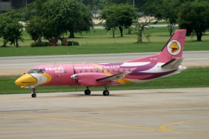 Don Muang Nok Air Saab SF340 HS-GBD June 2013